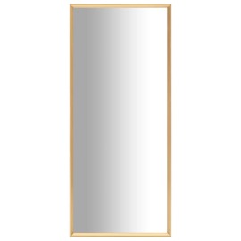 vidaXL Zrkadlo zlaté 140x60 cm