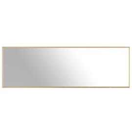 vidaXL Zrkadlo zlaté 150x50 cm