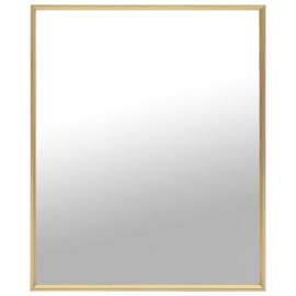 vidaXL Zrkadlo zlaté 70x50 cm