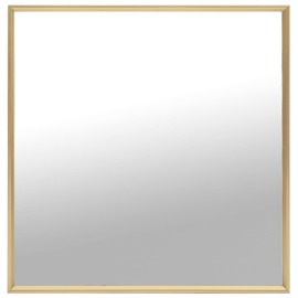 vidaXL Zrkadlo zlaté 60x60 cm