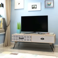 vidaXL Stolík na televízor, 100x40x35 cm, hnedý - cena, srovnání