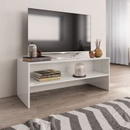 vidaXL TV skrinka biela 100x40x40 cm drevotrieska lesklá - cena, srovnání