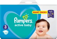 Pampers Active Baby 3 6-10kg 104ks - cena, srovnání