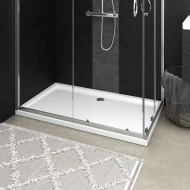 vidaXL Obdĺžniková sprchová vanička z ABS biela 70x120 cm - cena, srovnání
