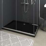 vidaXL Obdĺžniková sprchová vanička z ABS čierna 80x120 cm - cena, srovnání