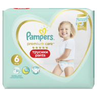 Pampers Premium Care Pants 6 16kg+ 31ks - cena, srovnání