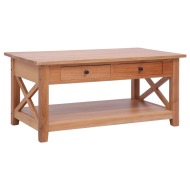 vidaXL Konferenčný stolík 100x55x46 cm masívne mahagónové drevo - cena, srovnání