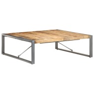 vidaXL Konferenčný stolík 120x120x40 cm, surové mangové drevo - cena, srovnání