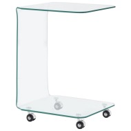 vidaXL Konferenčný stolík 45x40x63 cm, tvrdené sklo - cena, srovnání