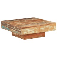 vidaXL Konferenčný stolík 80x80x28 cm masívne recyklované drevo - cena, srovnání
