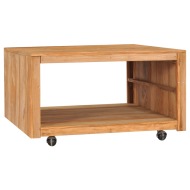 vidaXL Konferenčný stolík 80x80x40 cm masívne teakové drevo - cena, srovnání