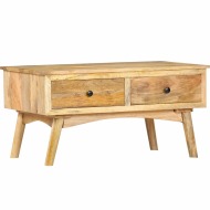 vidaXL Konferenčný stolík 82x52x42 cm masívne mangovníkové drevo - cena, srovnání