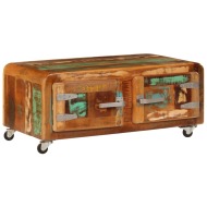 vidaXL Konferenčný stolík 85x55x40 cm, recyklovaný masív - cena, srovnání