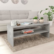 vidaXL Konferenčný stolík, betónovo sivý 100x40x40 cm, drevotrieska - cena, srovnání