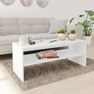 vidaXL Konferenčný stolík, biely 100x40x40 cm, drevotrieska - cena, srovnání