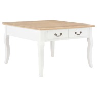 vidaXL Konferenčný stolík, biely 80x80x50 cm, drevo - cena, srovnání