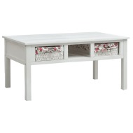 vidaXL Konferenčný stolík biely 99,5x60x48 cm drevený - cena, srovnání