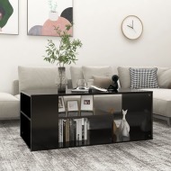 vidaXL Konferenčný stolík čierny 100x50x40 cm drevotrieska - cena, srovnání