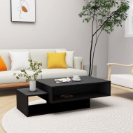 vidaXL Konferenčný stolík čierny 105x55x32 cm drevotrieska - cena, srovnání