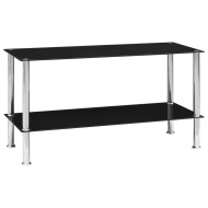 vidaXL Konferenčný stolík čierny 110x43x60 cm tvrdené sklo - cena, srovnání