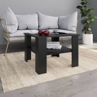 vidaXL Konferenčný stolík čierny 60x60x42 cm drevotrieska - cena, srovnání