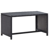 vidaXL Konferenčný stolík čierny 70x40x38 cm polyratan - cena, srovnání