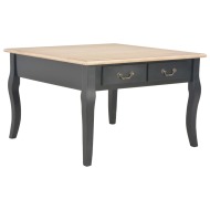 vidaXL Konferenčný stolík, čierny 80x80x50 cm, drevo - cena, srovnání