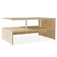 vidaXL Konferenčný stolík, drevotrieska, 90x59x42 cm, dubová farba - cena, srovnání