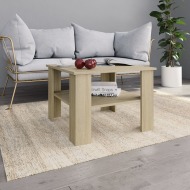 vidaXL Konferenčný stolík farba dubu sonoma 60x60x42 cm drevotrieska - cena, srovnání