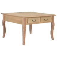 vidaXL Konferenčný stolík, hnedý 80x80x50 cm, drevo - cena, srovnání