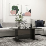 vidaXL Konferenčný stolík lesklý čierny 103,5x60x40 cm drevotrieska - cena, srovnání