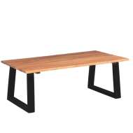 vidaXL Konferenčný stolík, masívne akáciové drevo, 110x60x40 cm - cena, srovnání