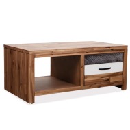 vidaXL Konferenčný stolík masívne akáciové drevo 90x50x37,5 cm - cena, srovnání