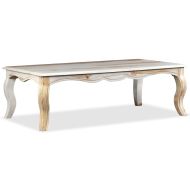 vidaXL Konferenčný stolík, masívne sheeshamové drevo, 110x60x35 cm - cena, srovnání