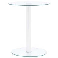 vidaXL Konferenčný stolík priehľadný 40 cm tvrdené sklo - cena, srovnání