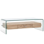 vidaXL Konferenčný stolík priehľadný 98x45x31 cm tvrdené sklo - cena, srovnání