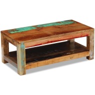 vidaXL Konferenčný stolík, recyklovaný masív 90x45x35 cm - cena, srovnání