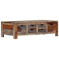 vidaXL Konferenčný stolík sivý 100x50x30 cm masívne sheeshamové drevo - cena, srovnání
