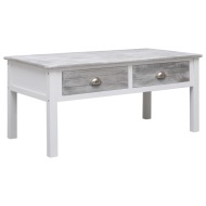 vidaXL Konferenčný stolík sivý 100x50x45 cm drevený - cena, srovnání
