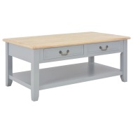 vidaXL Konferenčný stolík sivý 100x55x40 cm drevený - cena, srovnání
