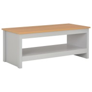 vidaXL Konferenčný stolík sivý 105x47x42 cm - cena, srovnání