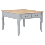 vidaXL Konferenčný stolík, sivý 80x80x50 cm, drevo - cena, srovnání