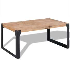 vidaXL Konferenčný stolík z masívneho akáciového dreva 100x60x45 cm