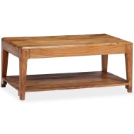 vidaXL Konferenčný stolík z masívneho dreva, 88x50x38 cm - cena, srovnání