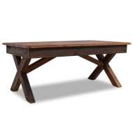 vidaXL Konferenčný stolík z masívneho recyklovaného dreva, 110x60x45 cm - cena, srovnání