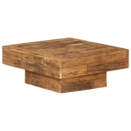 vidaXL Konferenčný stolík z recyklovaných podvalov 70x70x30 cm