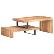 vidaXL 2-dielna sada konferenčných stolíkov masívne akáciové drevo - cena, srovnání
