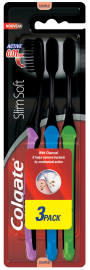 Colgate Slim Soft Charcoal 3ks