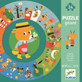 Djeco Obrovské puzzle - Rok