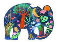 Djeco Umelecké puzzle: Slon - cena, srovnání